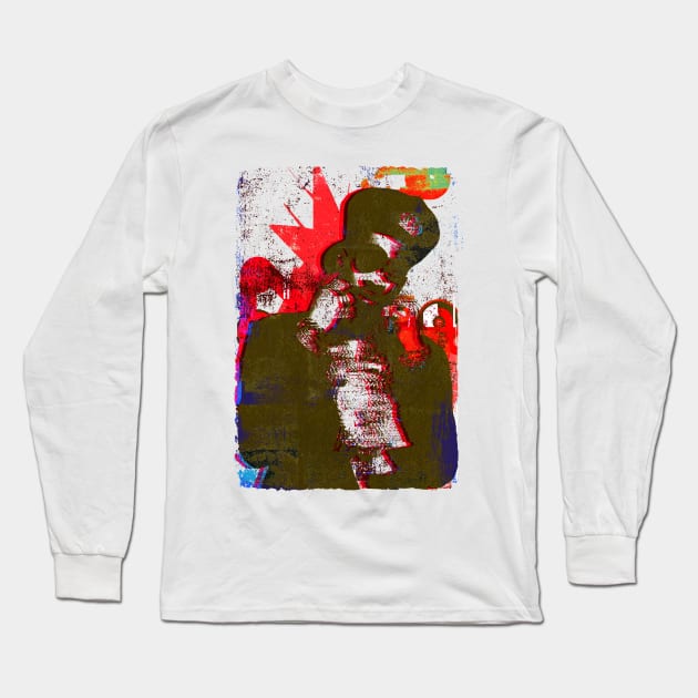 Slick Rick graffiti graphic Long Sleeve T-Shirt by HAPPY TRIP PRESS